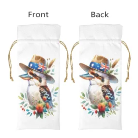 Kookaburra awd1338 Linen Wine Bottle Bag