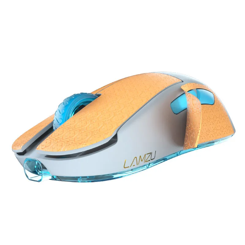 LAMZU Orange Grip Tape for Atlantis M305 wireless mouse