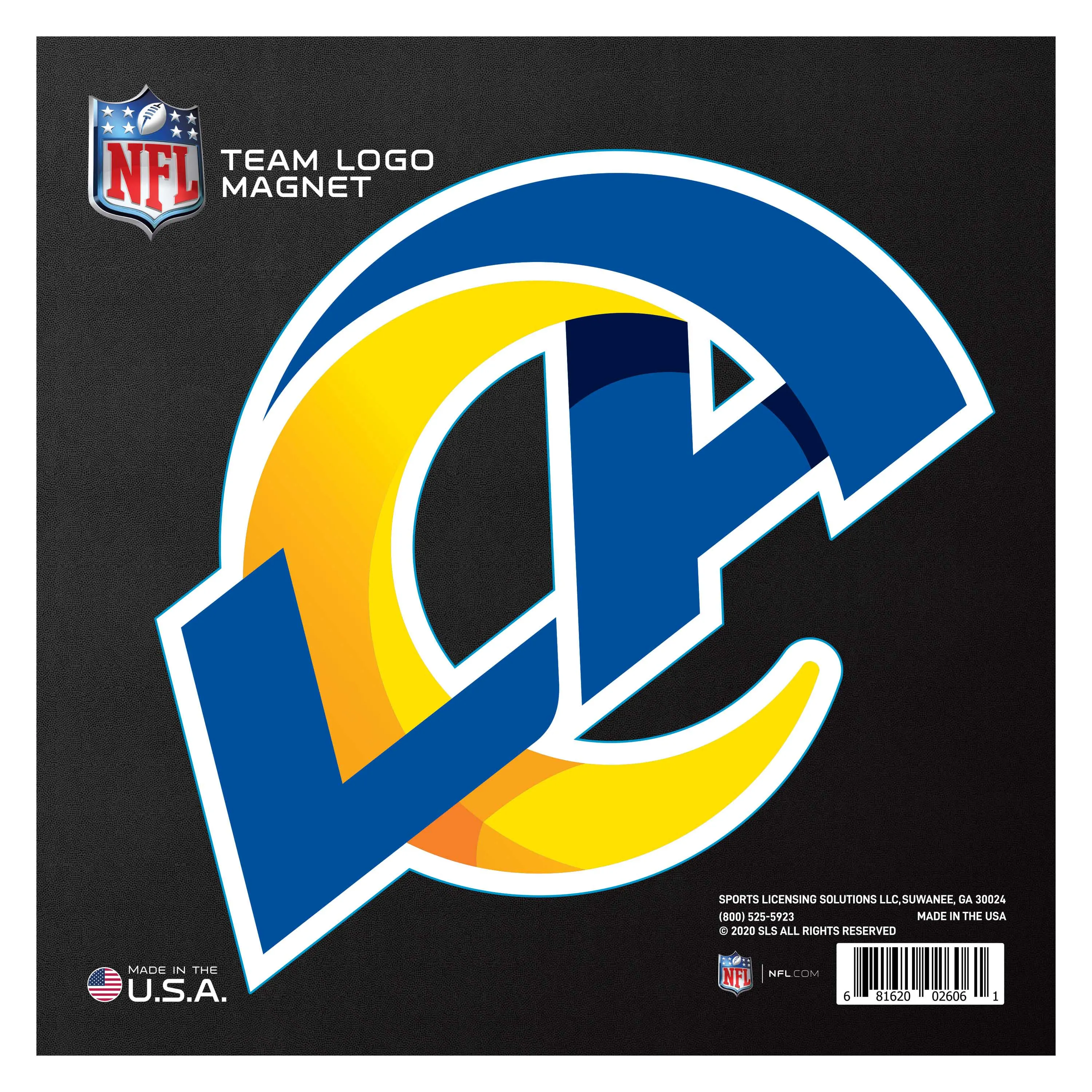 Los Angeles Rams Large Team Logo Magnet 10" (8.7329"x8.3078")