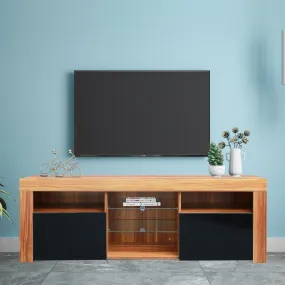 Matte & Gloss TV Cabinet with 16 Color LEDs