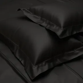 Midnight Black Pillow Covers - Set of 2