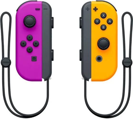 Nintendo Joy-Con (L/R) Wireless Controllers for Nintendo Switch - Purple/Orange - Brand New