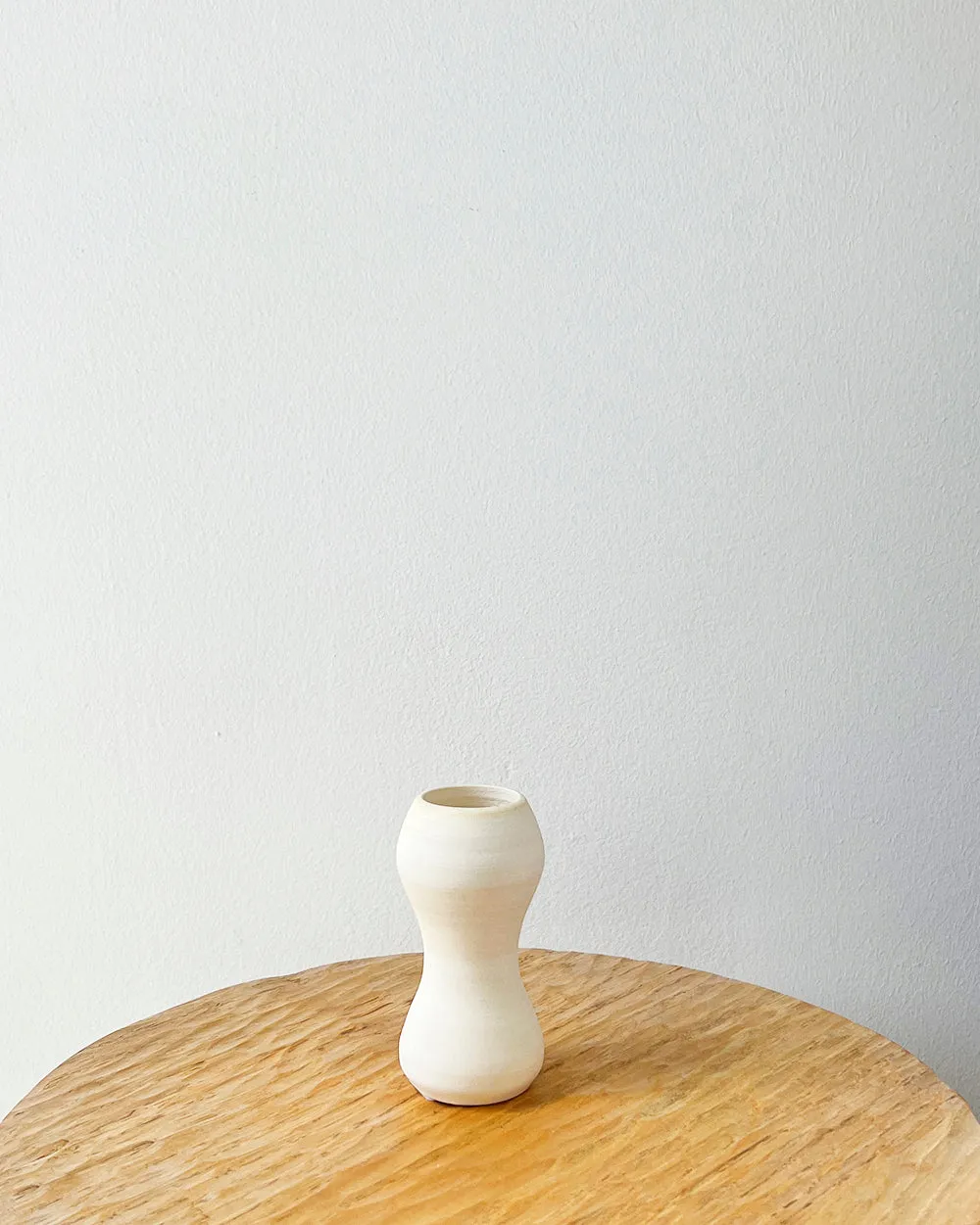 One-of-a-Kind Ceramic Candle Holders - Ivory