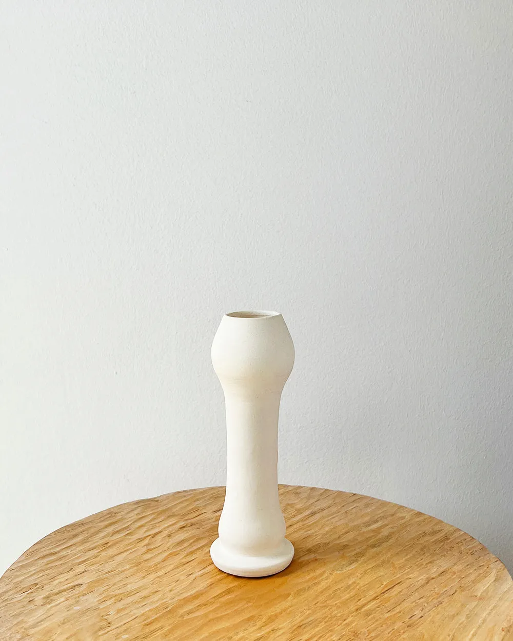 One-of-a-Kind Ceramic Candle Holders - Ivory