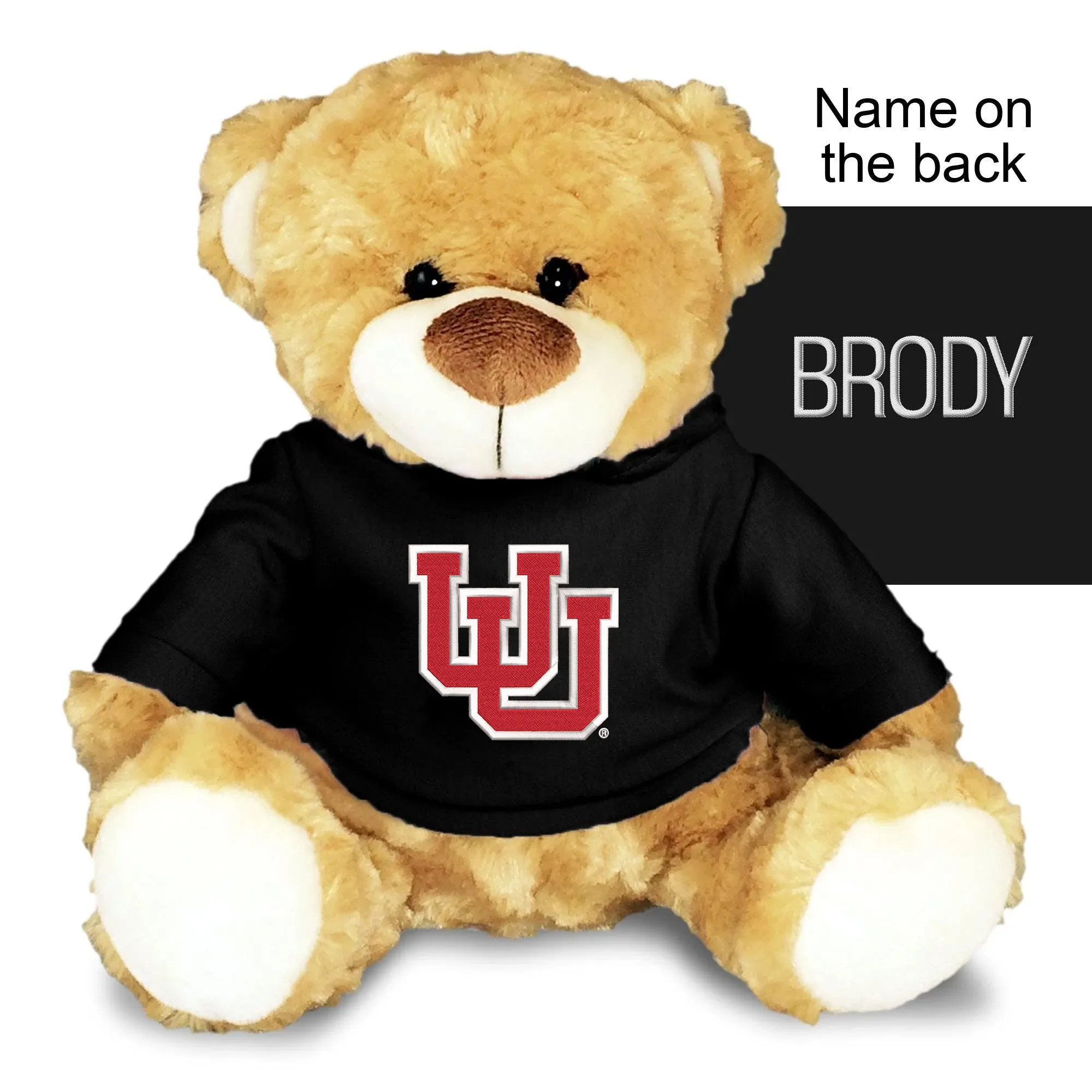 Personalized Utah Utes Interlocking U 10" Plush Bear