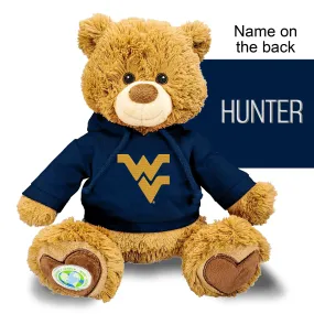 Personalized West Virginia Mountaineers 10" Plush Bear 2