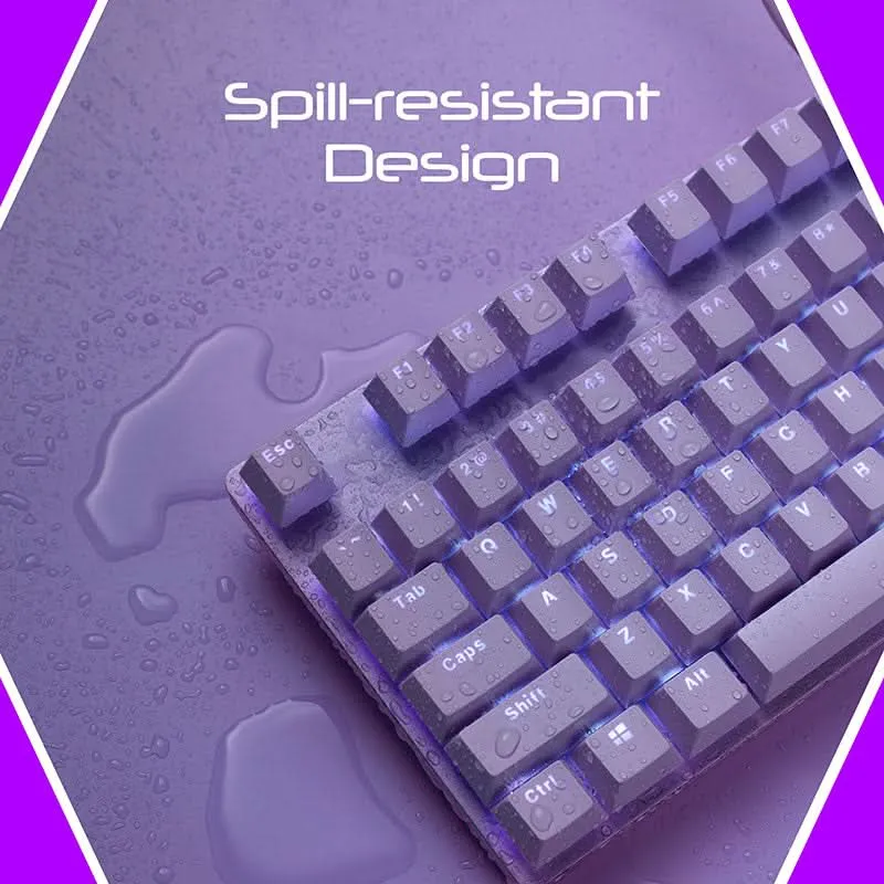 RAPOO V500 PRO MECHANICAL GAMING KEYBOARD PURPLE