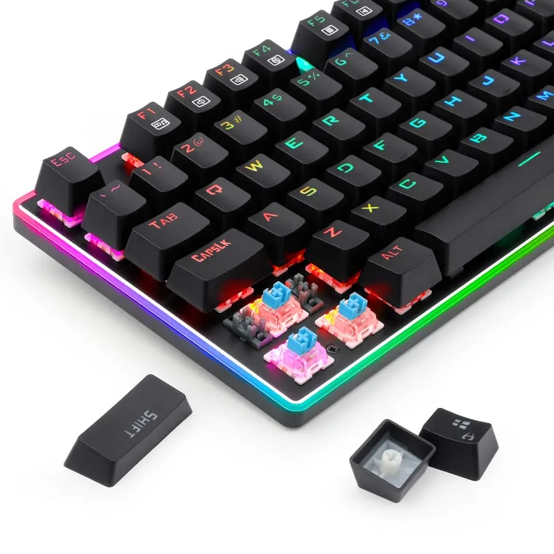 Redragon Ratri Silent Rgb Mechanical Gaming Keyboard - Black