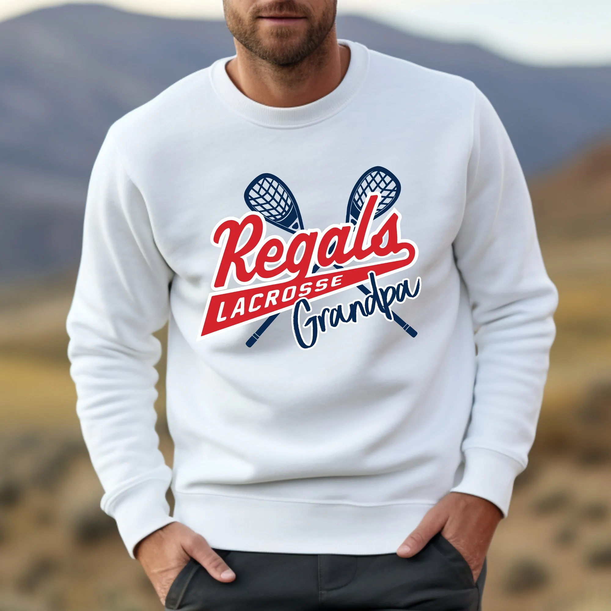 Regals Lacrosse Stix Apparel - Personalized LNSW-205 CREWNECK/HOODIE