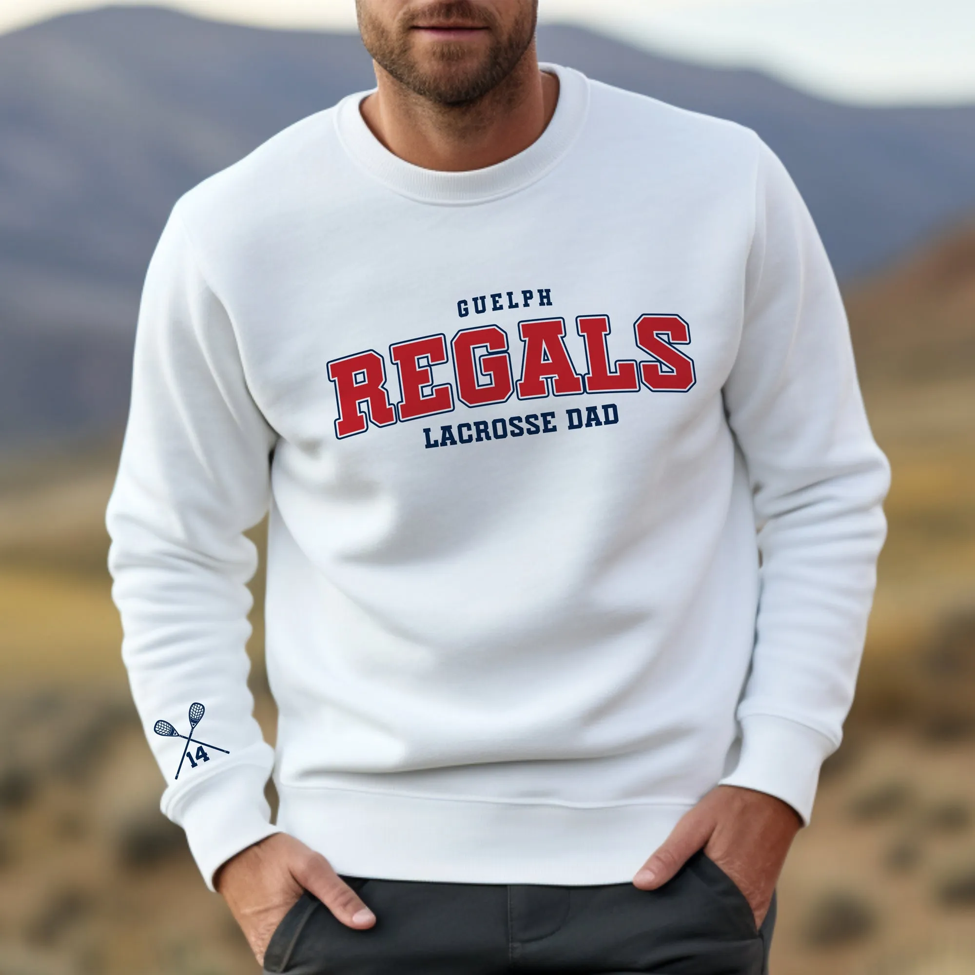 Regals Lacrosse Varsity Apparel - Personalized LNSW-201 HOODIE/CREWNECK - Youth and Adult