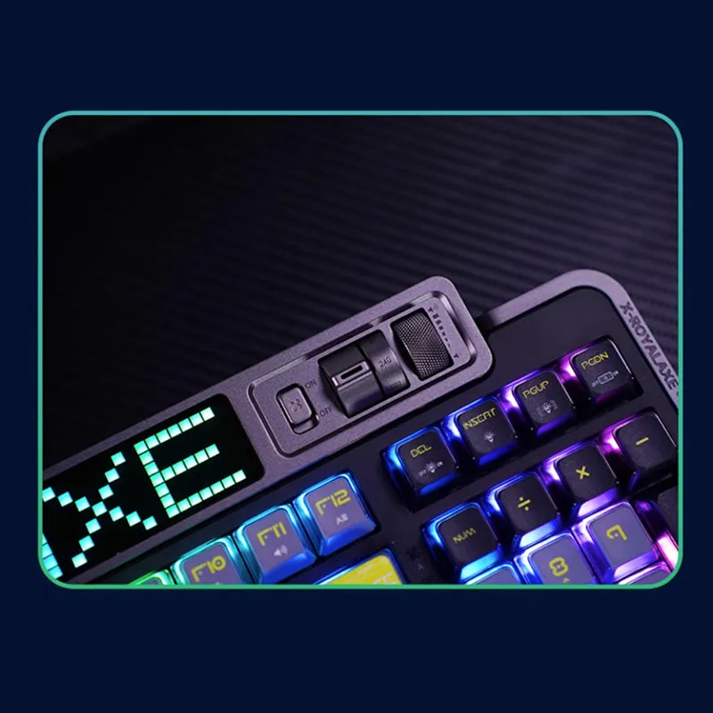 Royalaxe XL98 Mechanical Keyboard with LED Display