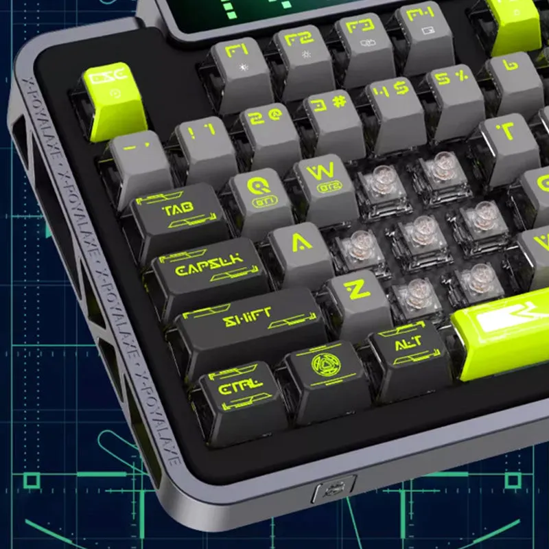 Royalaxe XL98 Mechanical Keyboard with LED Display