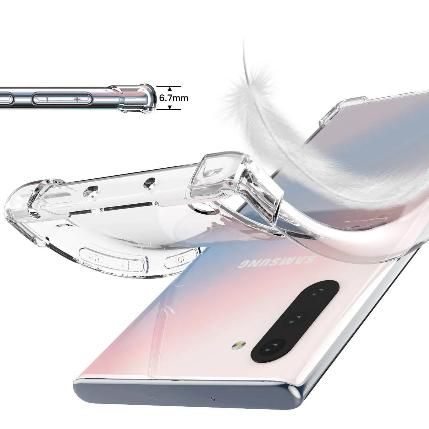 Samsung Galaxy Note 10 Clear TPU Case