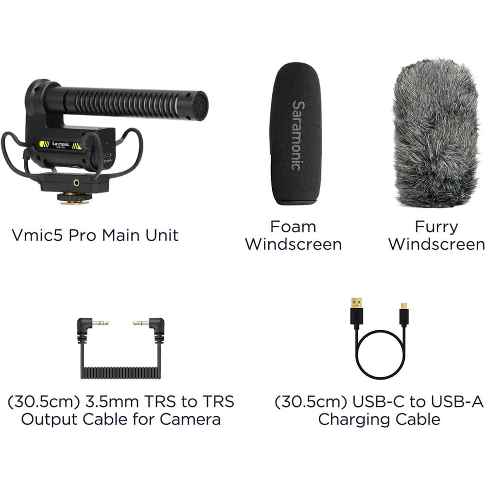 Saramonic Vmic5 Pro Camera-Mount Shotgun Microphone