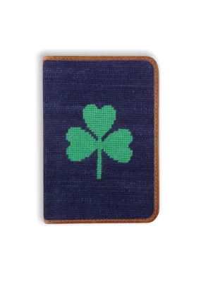 SHAMROCK NEEDLEPOINT SCORECARD HOLDER