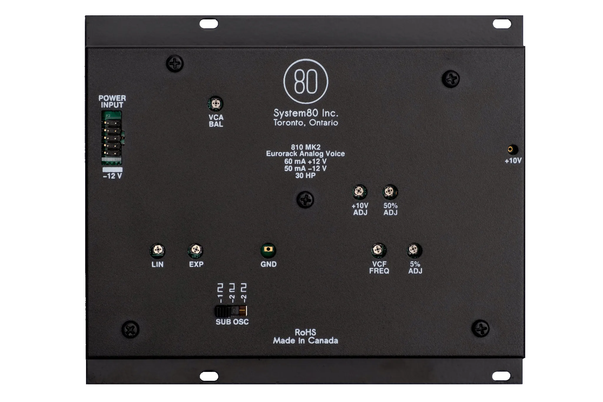 System80 810 MK2 3-in-1 Subtractive Voice Module