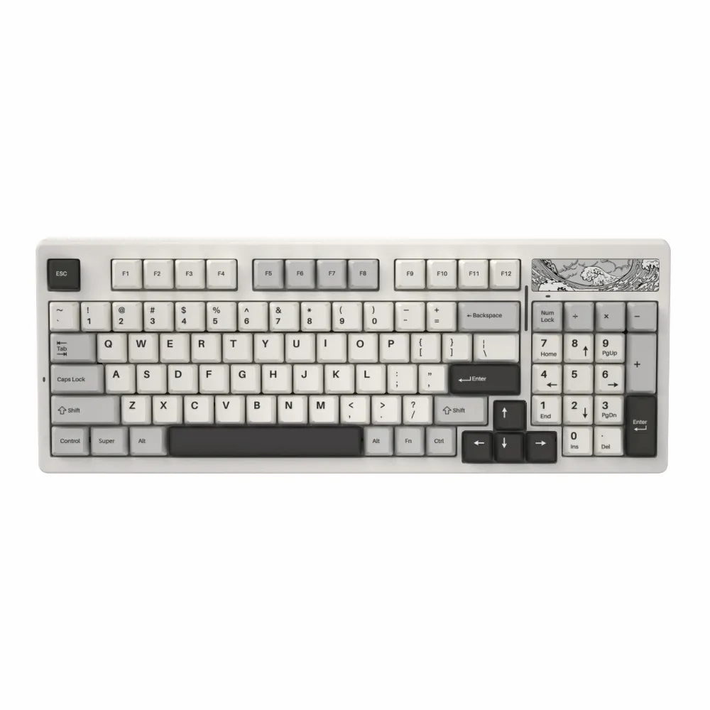 YUNZII Keynovo IF98 Pro Three Mode Mechanical Keyboard